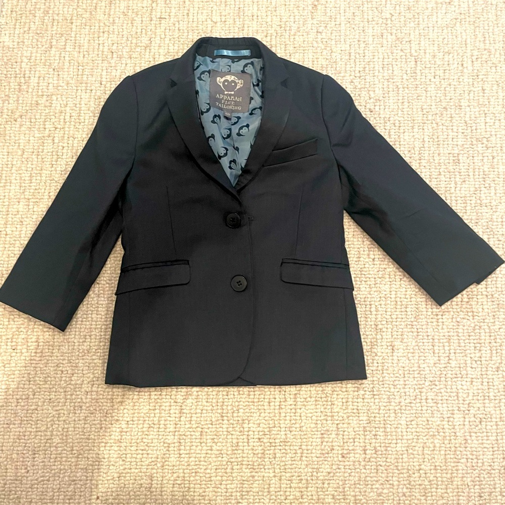 Appaman Navy Blue Suit Jacket Blazer